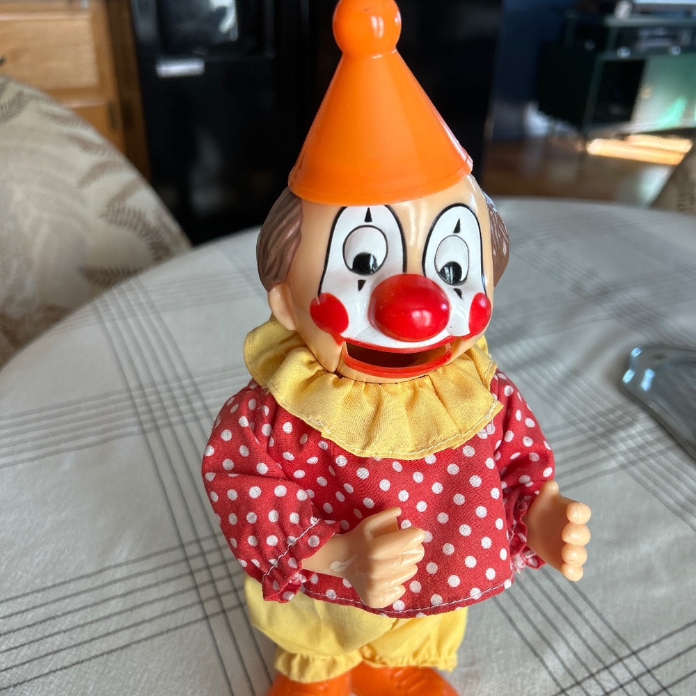 Antique Clown Bank